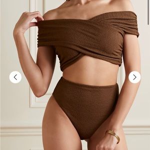 Mara Hoffman- full bikini (Lorina top, Imina bottom, both size large) NWT